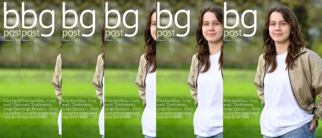 Cover bg-post 167 mit Portrait der Kita-Fachfrau aus dem Bürgerlichen Waisenhaus
