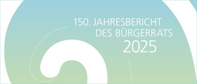 Ausschnitt des Covers des 150. Jahresberichts des Bürgerrats für das Jahr 2025