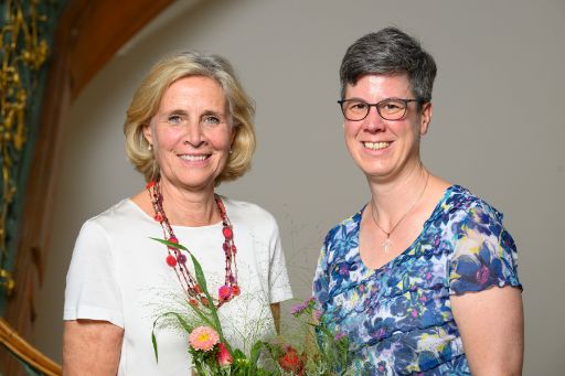Patricia von Falkenstein (LDP), Präsidentin Bürgergemeinderat und Diana von Bidder (EVP), Statthalterin (Foto: Dominik Plüss)