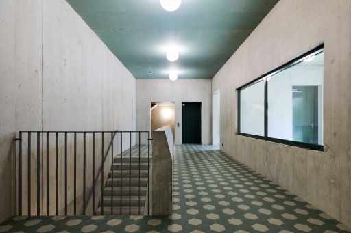 Treppenhaus im Neubau Frobenstrasse